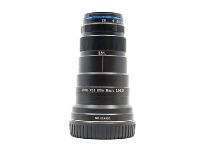 Laowa 25mm f/2.8 2.5-5X Ultra Macro - Canon RF Fit