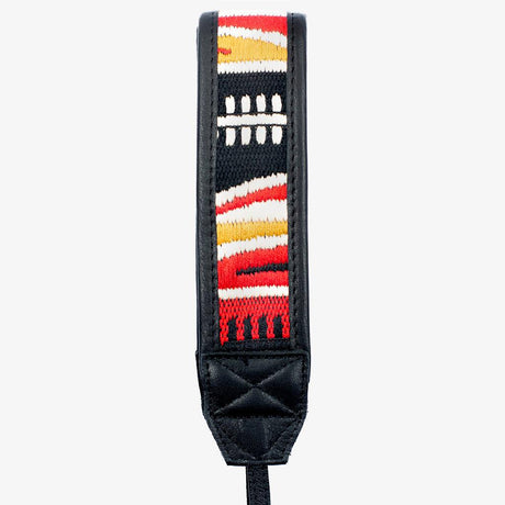 Jaipur #112 - Fabric & Leather camera strap