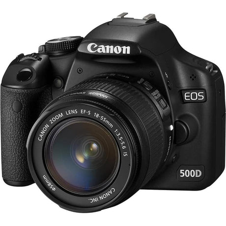 SLR EOS 500D - Black + Canon EF-S 18-55mm f/3.5-5.6 III 