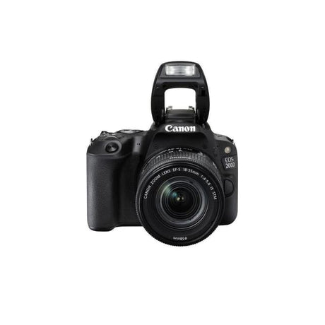 EOS 200D SLR - Black + Canon Zoom Lens EF-S 18-55mm f/4-5.6 IS STM f/4-5.6 