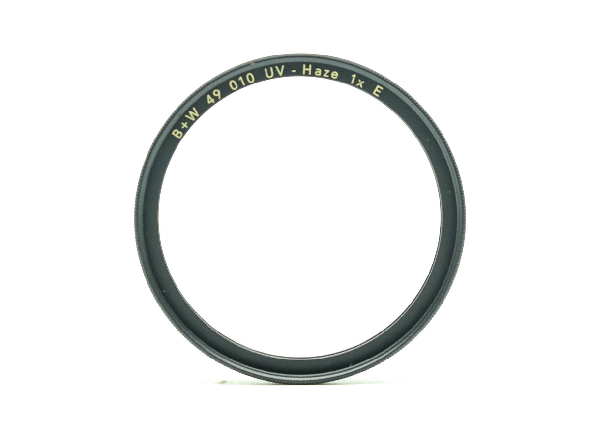 B+W 49mm F-Pro 010 UV-Haze 1x E Filter  · main image