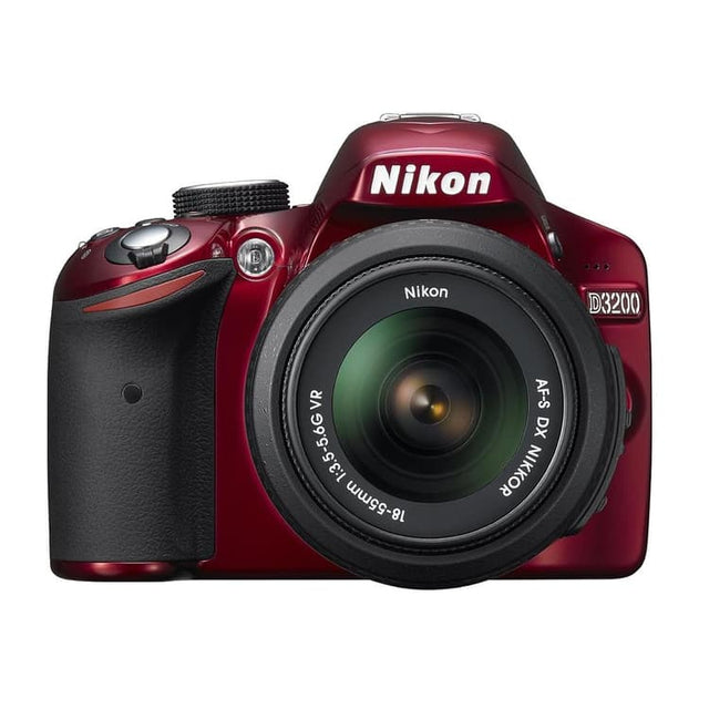SLR D3200 - Red Nikon Nikkor AF-S DX 18-55mm f/3.5-5.6G VR II f/3.5-5.6 de segunda mano en Camera Market