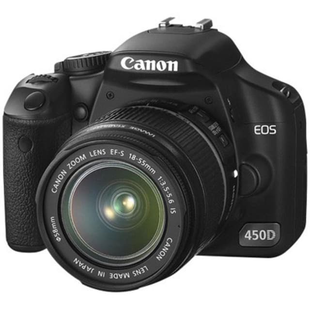 EOS 450D SLR - Black + Canon EF-S 18-55mm f/3.5-5.6 IS II f/3.5-5.6 · main image
