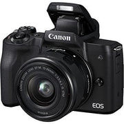 EOS M50 - Black + Canon Canon EOS M50 + Canon Zoom Lens EF-M 15-45mm f/3.5-6.3 IS STM f/3.5-6.3 de segunda mano en Camera Mar