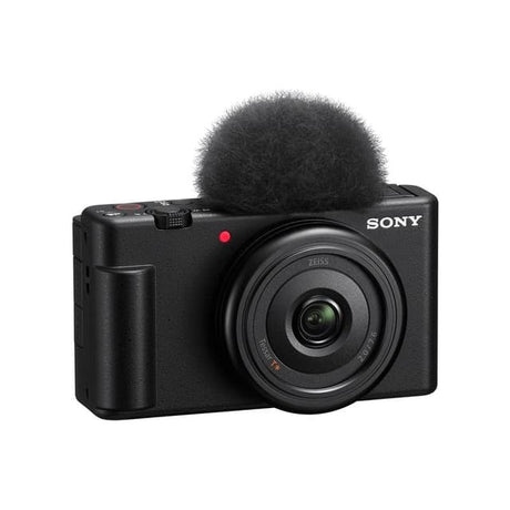 ZV-1F Compact Camera - Black + Sony Tessar AF f/2-f/7.6mm f/2