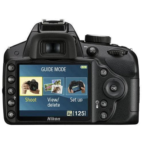 SLR D3200 - Black + Nikon AF-S DX Nikkor 18-105mm F3.5-5.6G ED VR f/3.5-5.6 