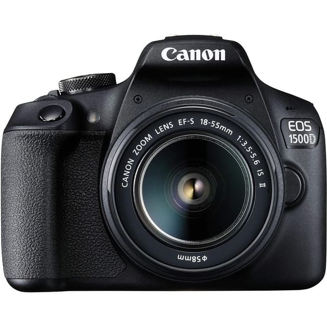 EOS 1500D SLR - Black + Canon EF-S 18-55mm f/3.5 IS f/3.5 de segunda mano en Camera Market
