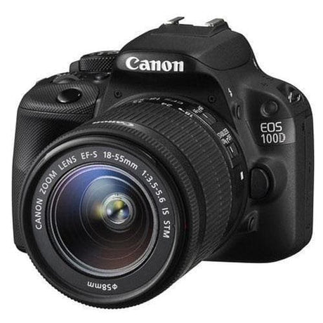 EOS 100D SLR - Black + Canon EF-S 10-18MM 1:4.5-5.6 IS STM 