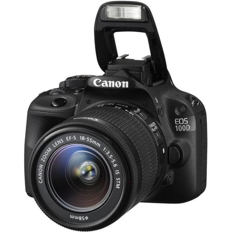 EOS 100D SLR - Black + Canon EF-S 10-18MM 1:4.5-5.6 IS STM 