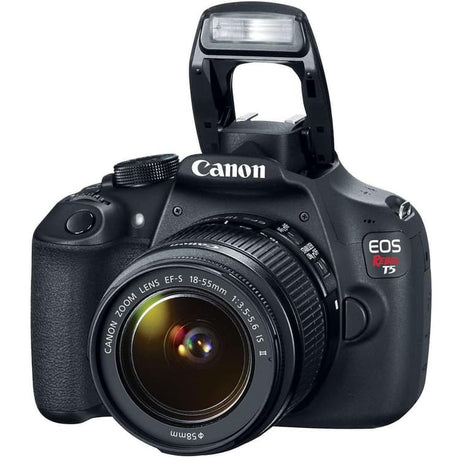 EOS Rebel T5I SLR - Black + Canon EF-S 18-55mm f/3.5-5.6 IS II f/3.5-5.6 