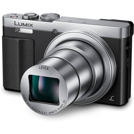 Panasonic DMC-TZ71 Compact Camera - Black/Silver + Leica DC Vario-Elmar 24-720mm f/3.3-6.4 ASPH. f/3.3-6.4