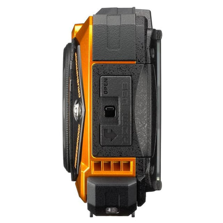 WG-30 Compact Camera - Orange + Ricoh Wide Zoom 28-140mm f/3.5-5.5 f/3.5-5.5