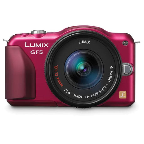 Panasonic DMC-GF5 - Rosa + Lumix G 14 - 42 mm f- 3.5 - 5.6 f/3.5-5.6