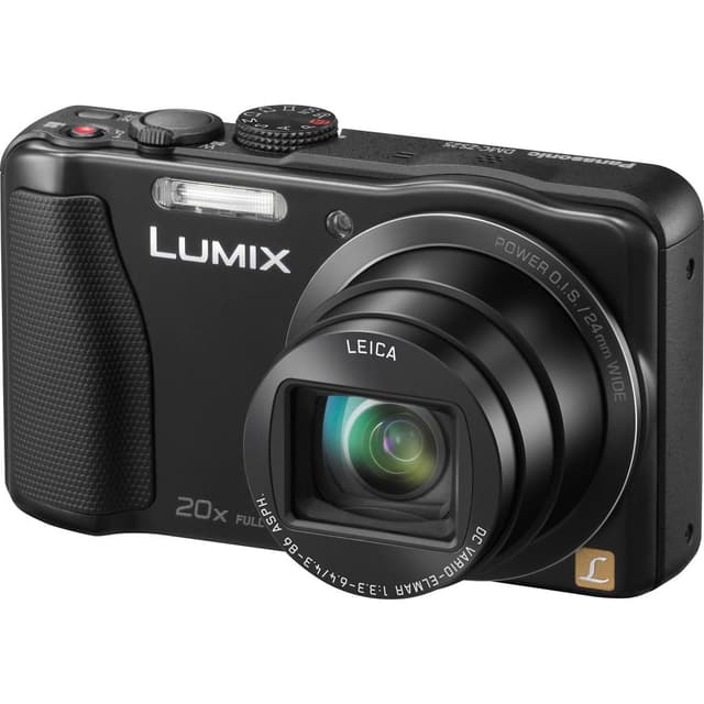 Lumix DMC-ZS25 Compact Camera - Black + Panasonic Leica DC Vario-Elmar 24–480mm f/3.3–6.4 f/3.3–6.4 de segunda mano en Camera