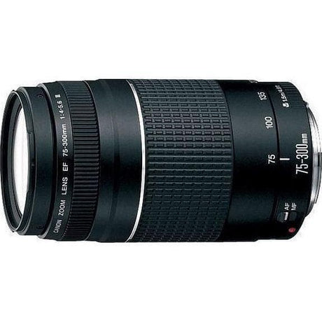 EOS 4000D SLR - Black + Canon Zoom Lens EF-S 18-55 mm f/3.5-5.6 III + Zoom Lens EF 75-300 mm f/4-5.6 III f/3.5-5.6 + f/4-5.6
