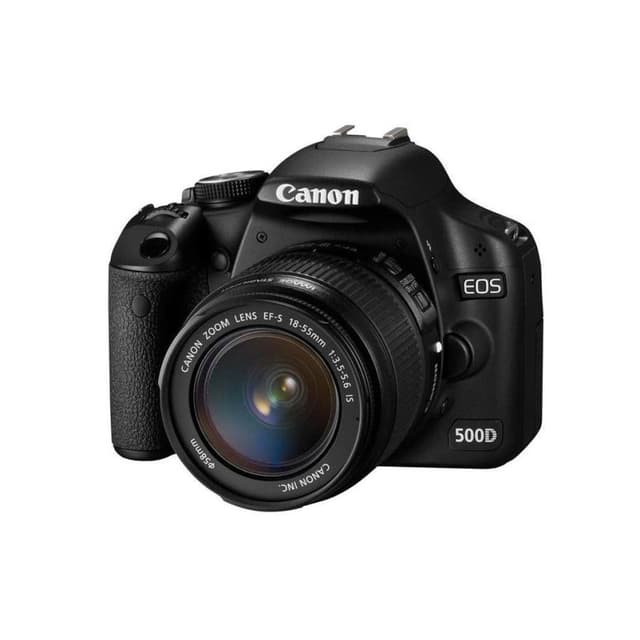 Canon EOS 500D SLR - Black + Canon Zoom Lens EF-S 18-55mm f/3.5-5.6 IS · imagen principal