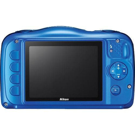 Coolpix S33 Compact Camera - Blue + Nikon Optical Zoom Nikkor 30-90mm f/3.3-5.9 f/3.3-5.9 