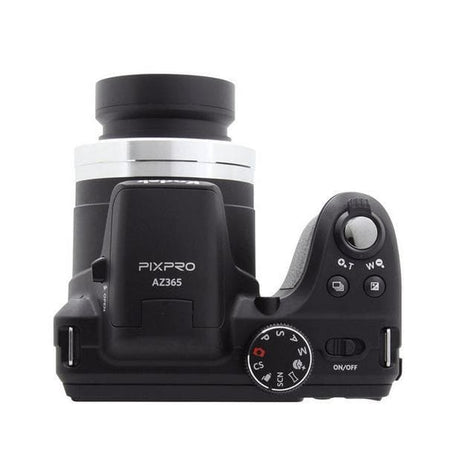 Camera Bridge PixPro AZ365 - Black + Kodak PixPro Aspheric ED Zoom Lens 24-864 mm f/3.0-6.6 f/3.0-6.6 