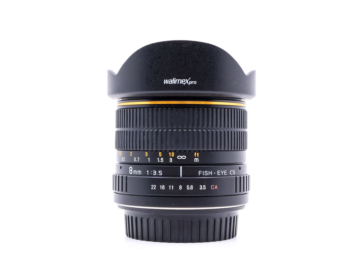 Walimex Pro 8mm f/3.5 CS Fisheye - Canon EF-S Fit  · main image