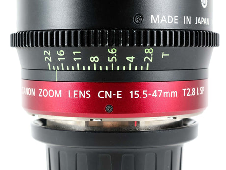 Canon CN-E 15.5-47mm T2.8 LS - PL Fit 