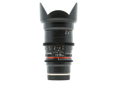 Samyang 35mm T1.5 - Sony E Fit