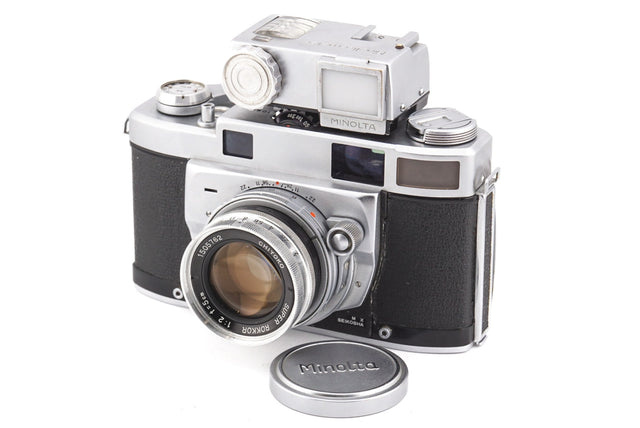 Minolta Super A + Minolta-meter + (Chiyoko) 5cm f2 Super Rokkor de segunda mano en Camera Market