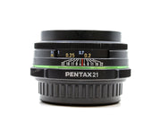 Pentax SMC DA 21mm f/3.2 AL de segunda mano en Camera Market