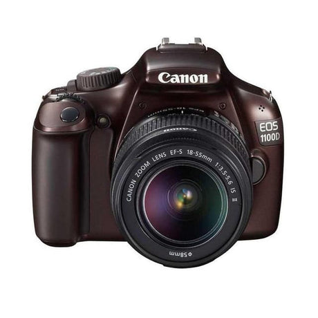 EOS 1100D SLR - Brown + Canon Zoom Lens EF-S 18-55mm f/3.5-5.6 IS II f/3.5-5.6 