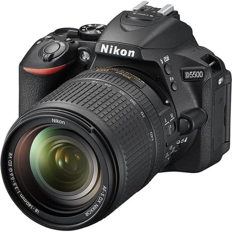 D5500 SLR - Black + Nikkor AF-P Nikkor 18-55mm f/3.5-5.6 G DX VR f/3.5-5.6 G 