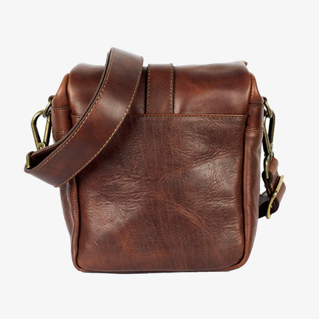 Berlin Cognac Leather Camera Bag