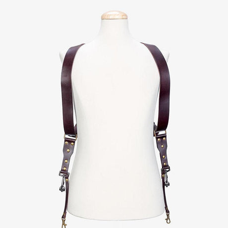 Berlin #502 - Brown dual leather camera strap