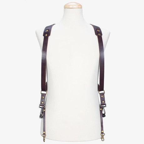 Berlin #702 - Brown dual leather camera strap