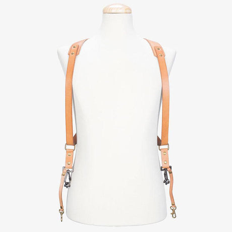 Berlin #703 - Tanned dual leather camera strap