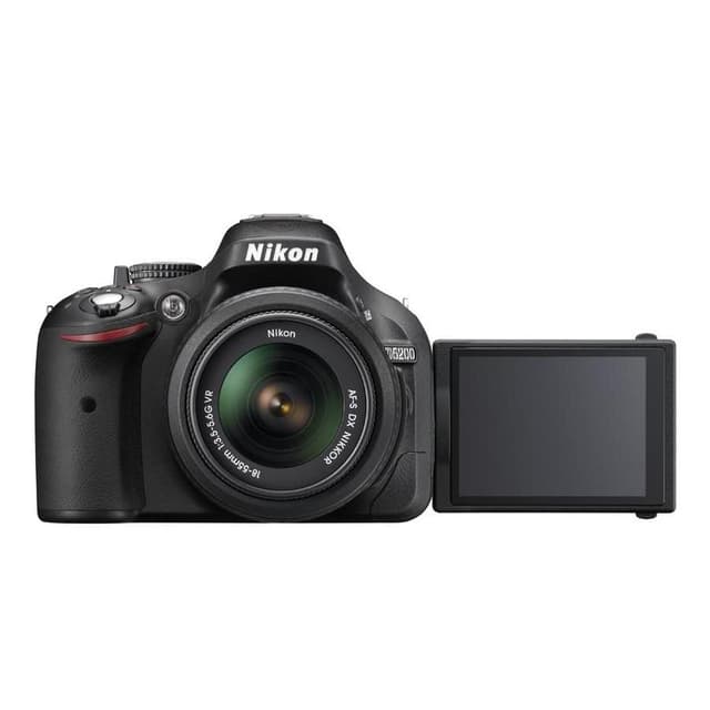 SLR D5200 - Black + Nikon AF-S DX Nikkor18-55mm f/3.5-5.6G ED II + AF-S DX VR 55-200 mm f/4-5.6 G IF ED f/3.5-5.6 + f/4-5.6 d