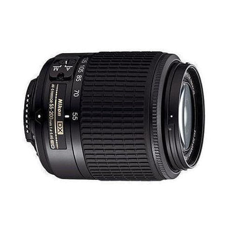 SLR D5200 - Black + Nikon AF-S DX Nikkor18-55mm f/3.5-5.6G ED II + AF-S DX VR 55-200 mm f/4-5.6 G IF ED f/3.5-5.6 + f/4-5.6 