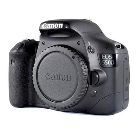 Canon EOS 550D SLR - Black + Canon EF-S 18-55mm f/3.5-4.5 IS