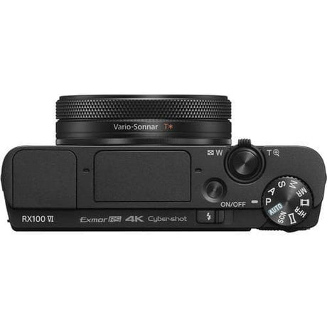Cyber-shot DSC-RX100 VI Compact Camera - Black + Carl Zeiss Carl Zeiss Vario-Sonnar T* 24-200mm f/2.8-4.5 f/2.8-4.5 