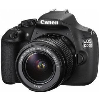EOS 1200D SLR - Black + Canon Zoom Lens EF-S 18-55mm f/3.5-5.6 III f/3.5-5.6 · main image
