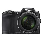 Bridge Coolpix L840 Camera - Black + Nikon Nikkor 38X Wide Optical Zoom ED VR 22.5–855mm f/3–6.5 f/3–6.5 de segunda mano en C