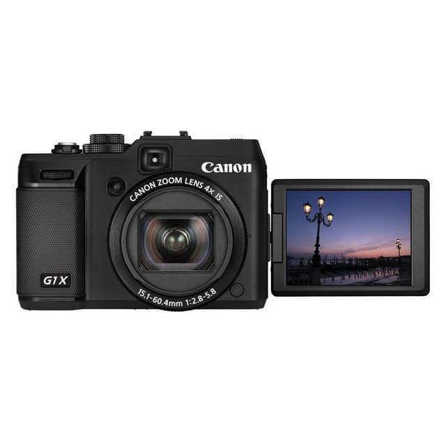 PowerShot G1X - Black + Canon Zoom 3X 24-72mm f/2.8-5.6 f/2.8-5.6 de segunda mano en Camera Market