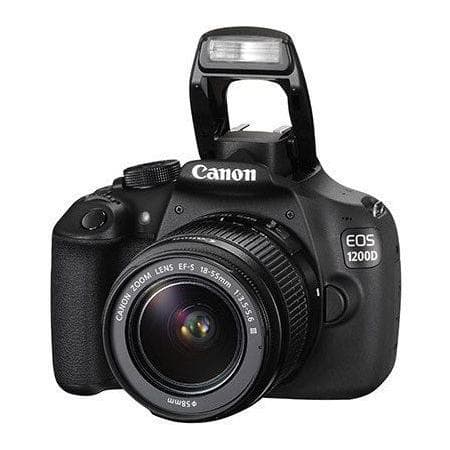 SLR EOS 1200D - Black + Canon EF-S IS II 18-55 mm f/3.5-5.6 f/3.5-5.6