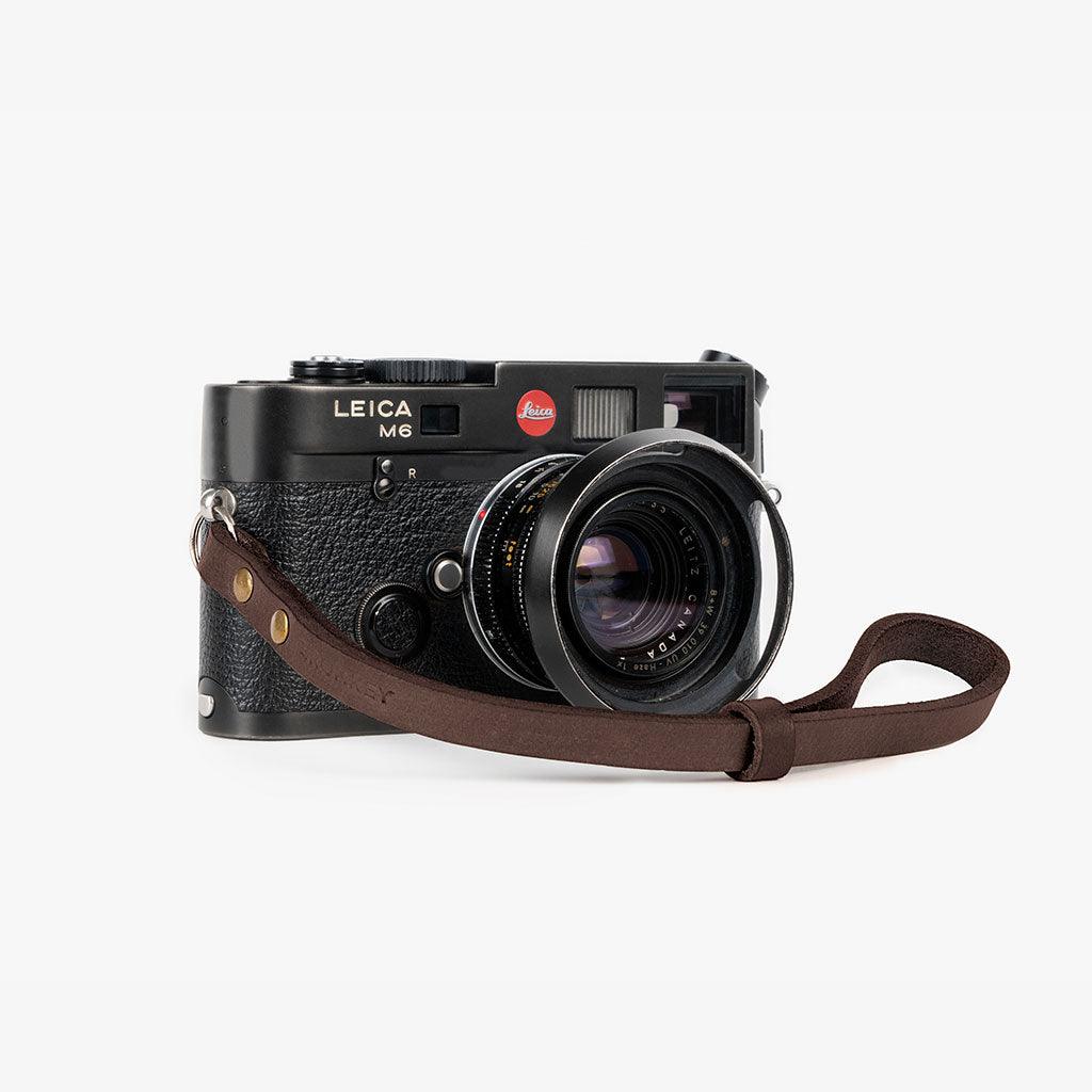 Berlin #202 - Brown Leather camera strap · main image