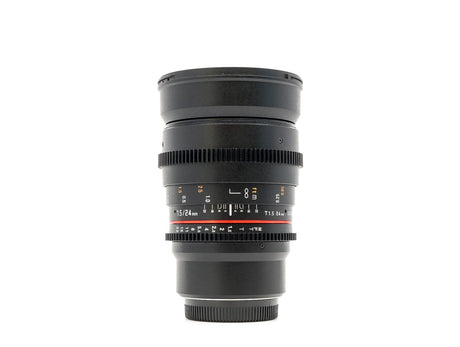 Samyang 24mm T1.5 VDSLR ED AS IF UMC II - Micro Four Thirds Fit