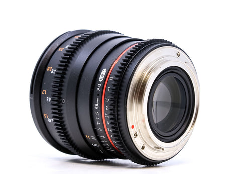 Samyang 50mm T1.5 VDSLR AS UMC - Canon EF Fit