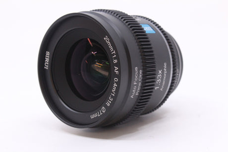Sirui 20mm T1.8 1.33x Anamorphic [Neutral Flare] - Sony E Fit