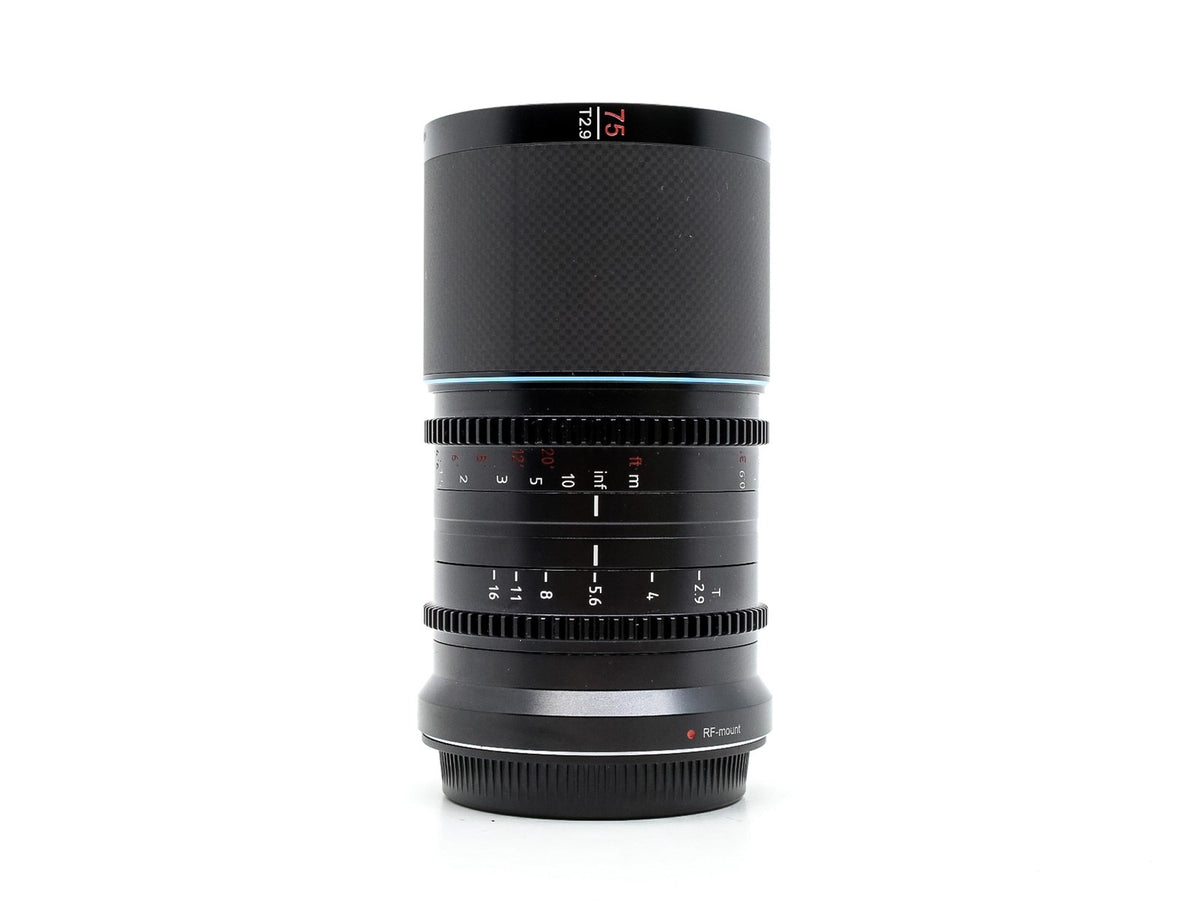 Sirui Saturn 75mm T2.9 1.6x Anamorphic [Neutral Flare] - Canon RF Fit · main image