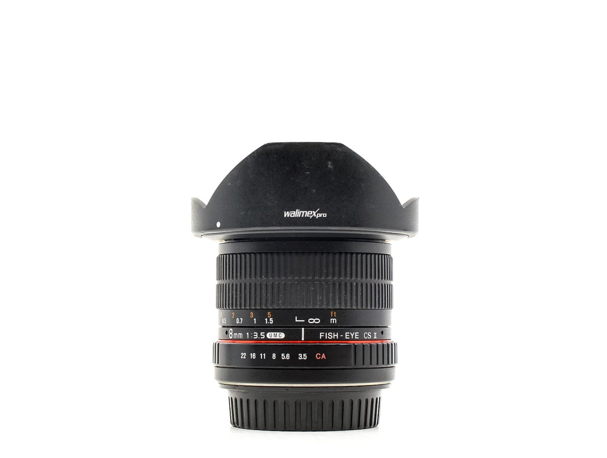 Walimex Pro 8mm f/3.5 Fisheye UMC CS II - Canon EF-S Fit · main image